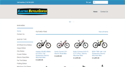 Desktop Screenshot of electricbicyclecenter.com
